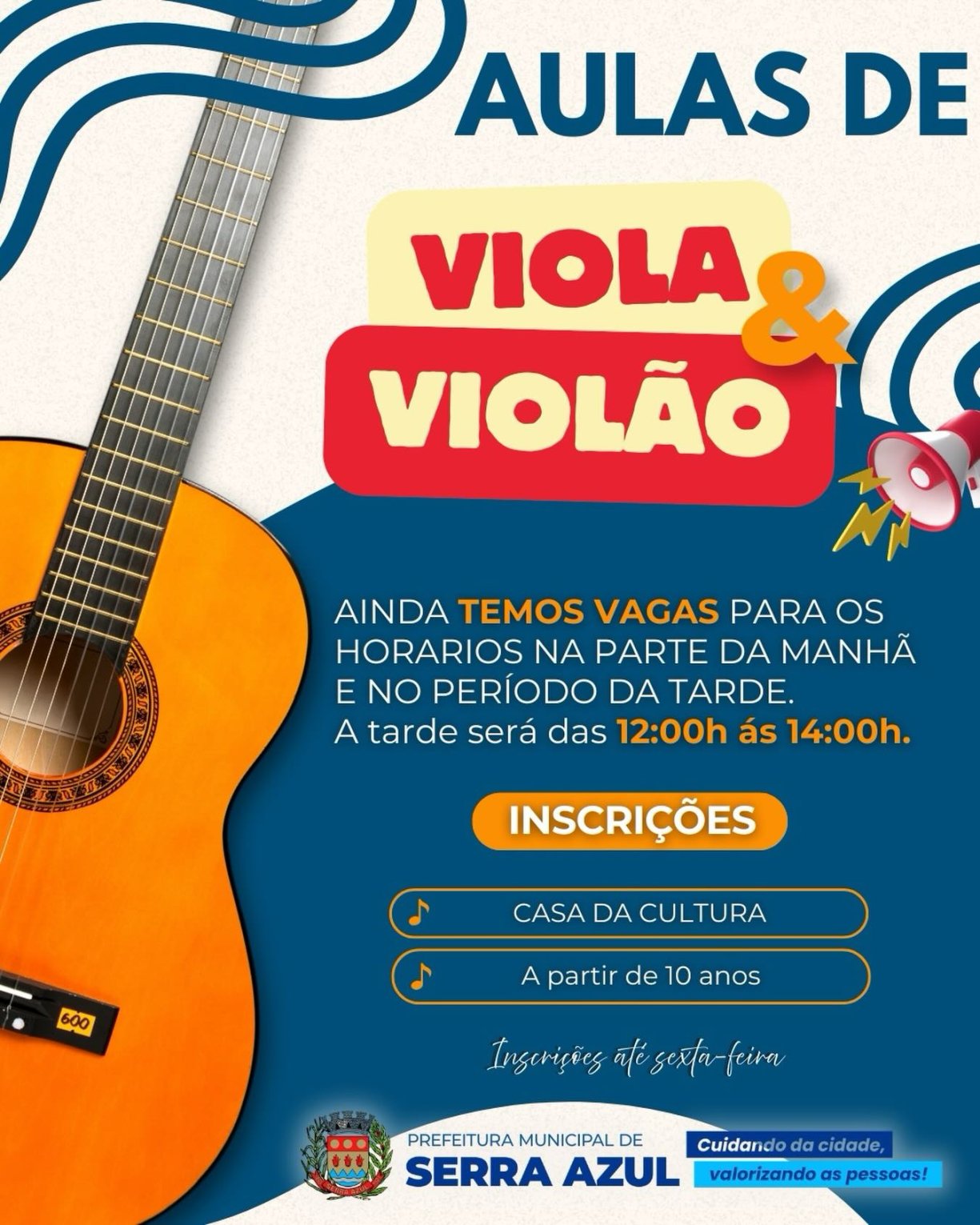 Aulas de Viola e Violão