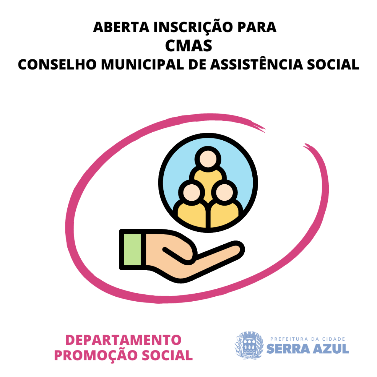 Prefeitura abre inscrição para Conselho Municipal de Assistência Social 